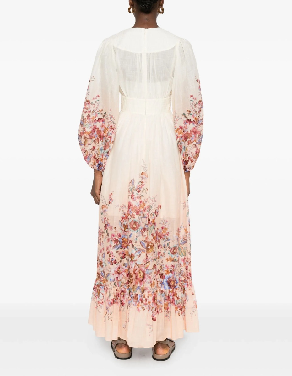Rochii V-Neck Long Dress - Img 4