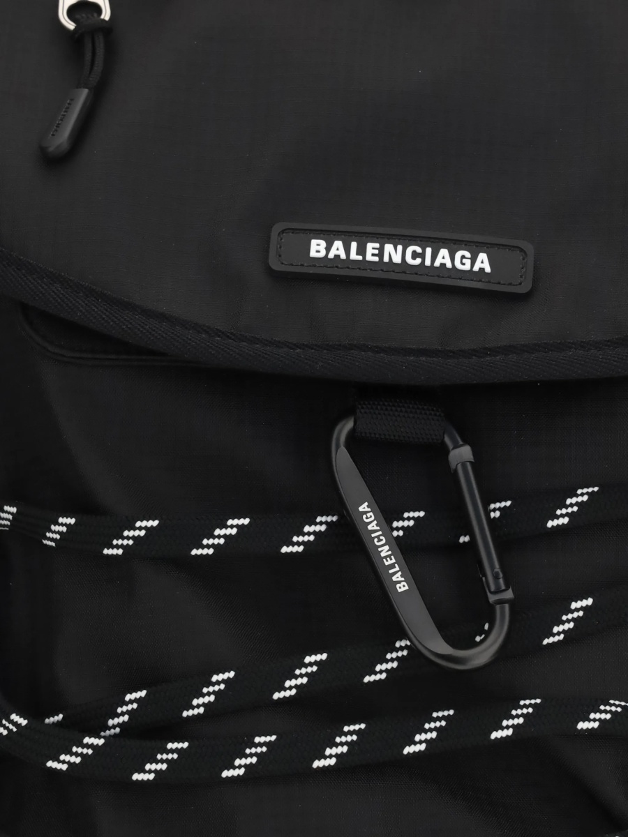 Rucsac Balenciaga negru din nylon - Img 3
