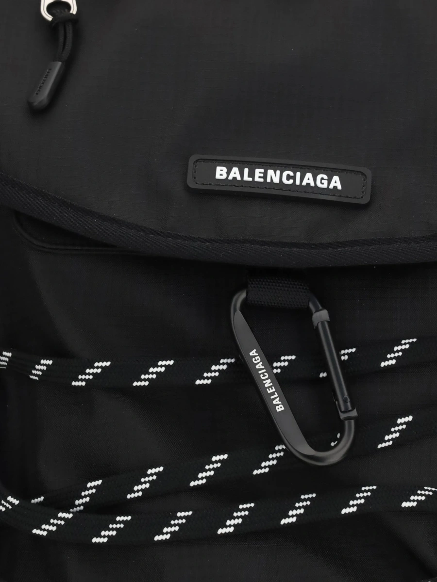Rucsac Balenciaga negru din nylon - Img 3