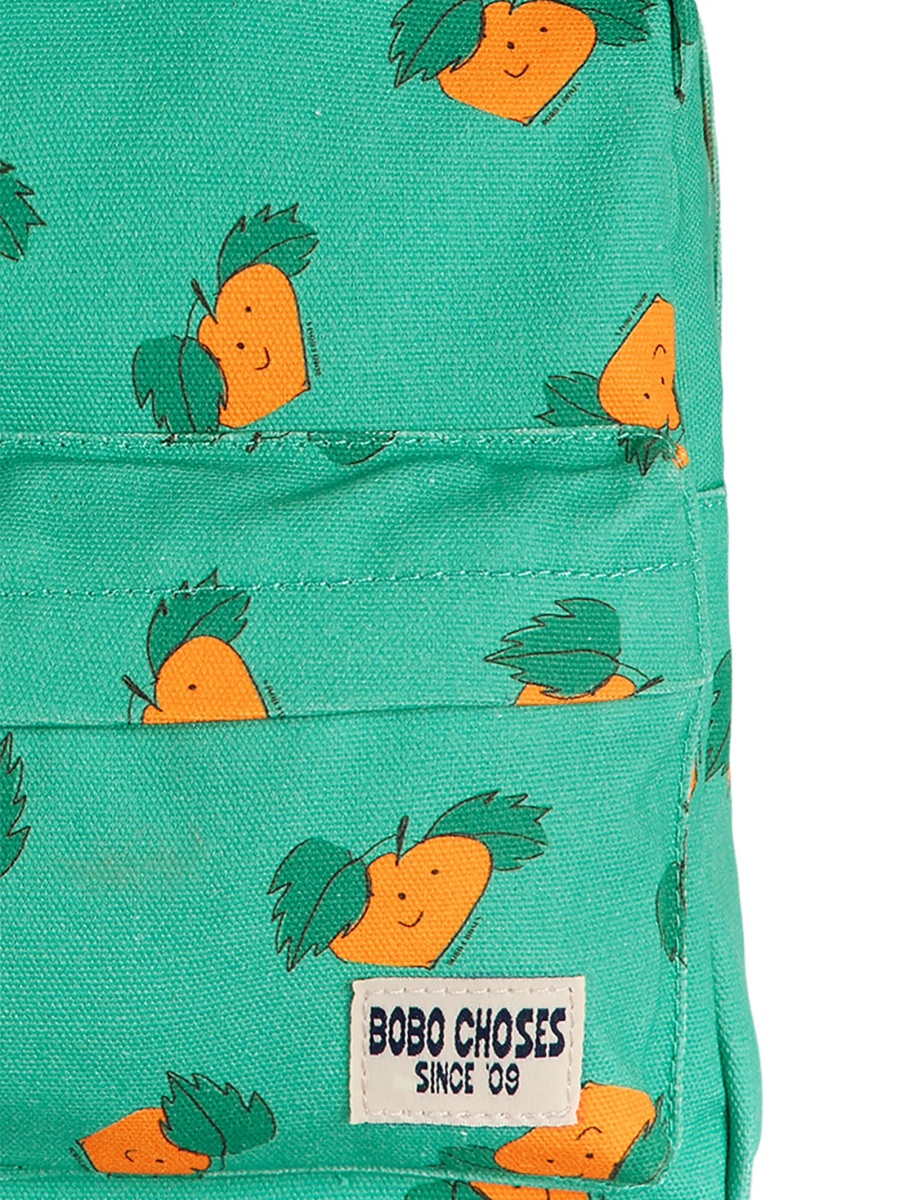 Rucsac Bobo Choses verde din bumbac organic - Img 5