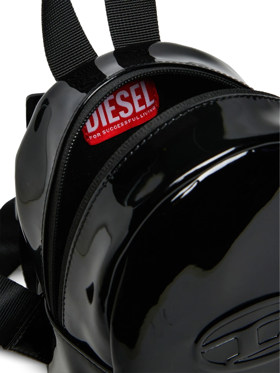 Rucsac Diesel negru din polyester si poliuretan - Img 4