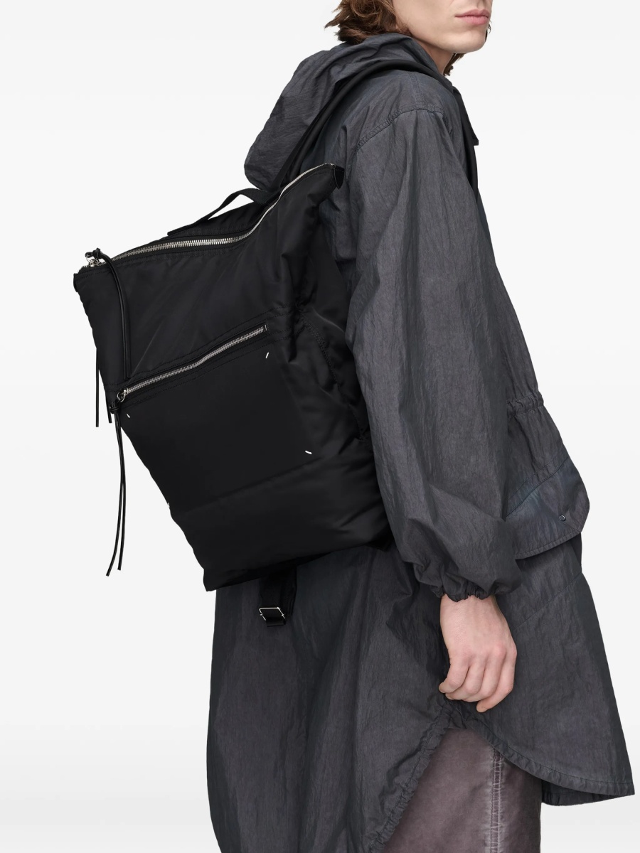 Rucsac Maison Margiela negru din poliamida - Img 2