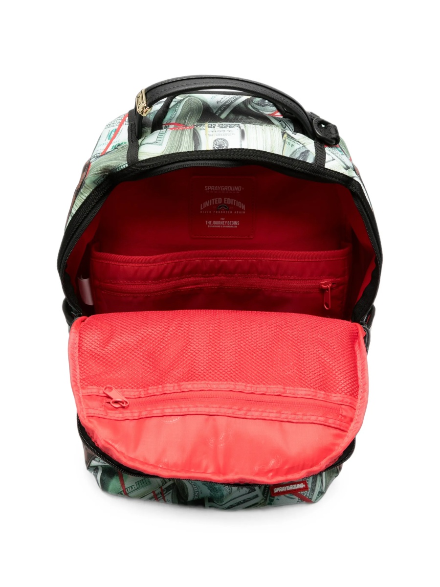 Rucsac Sprayground verde din pvc - Img 5