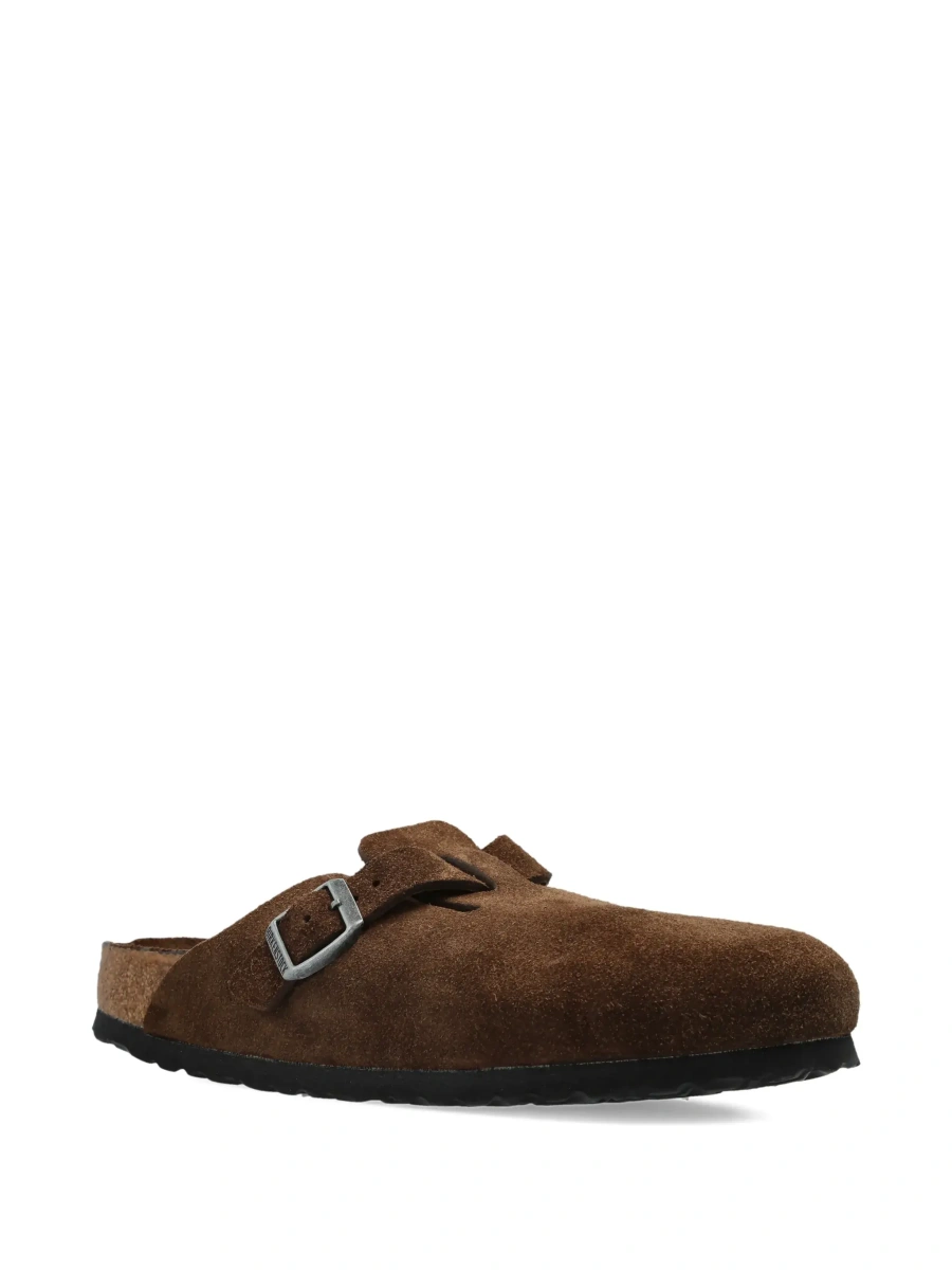 Saboti Birkenstock 'Boston' maro din piele intoarsa - Img 5