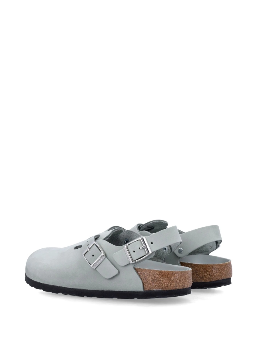Saboti Birkenstock gri din piele - Img 3