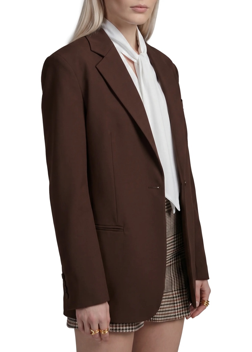 Sacou Blazer Over Single-Breasted Frescolana - Img 2