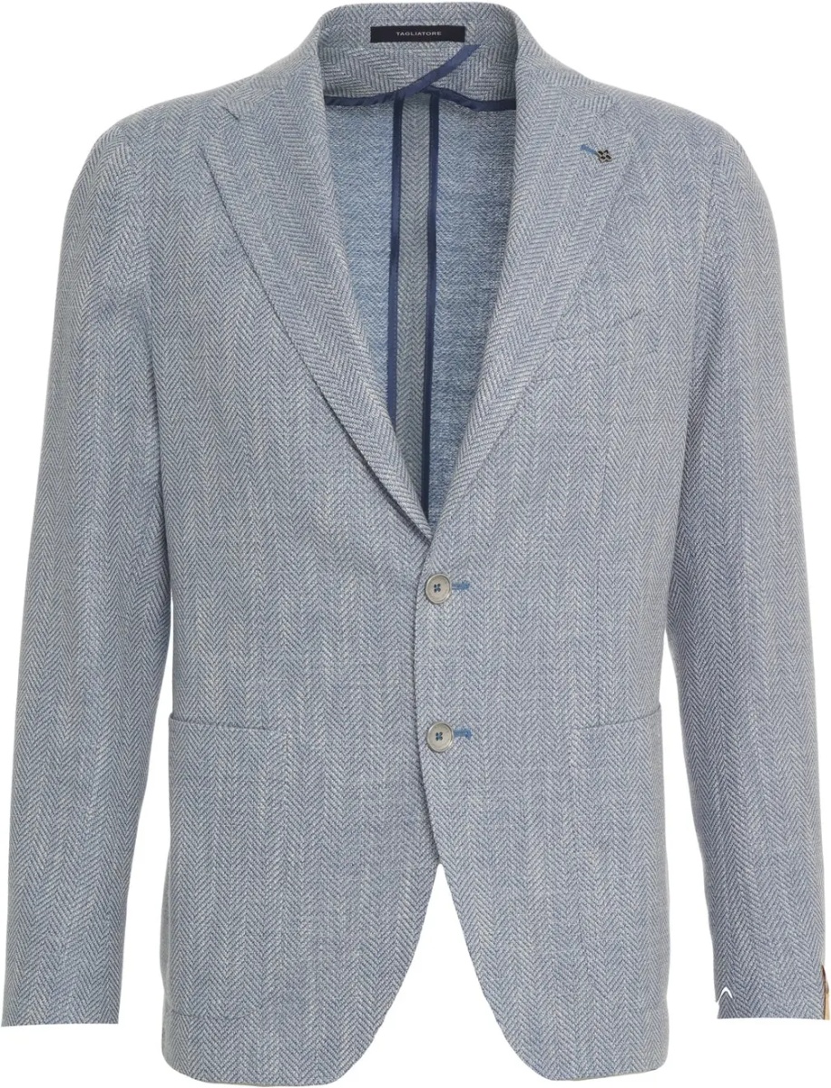 Sacou Blazer with herringbone pattern - Img 2