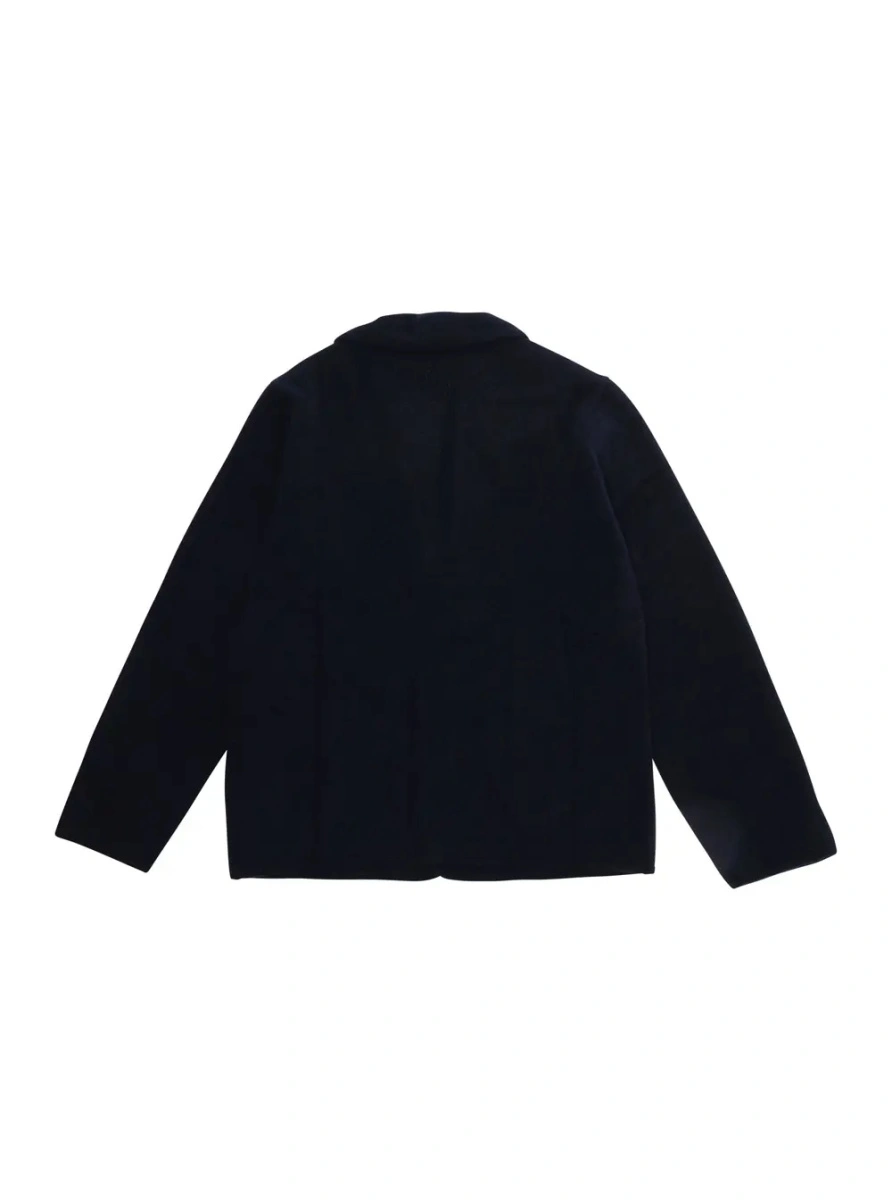 Sacou blue blazer with tone-on-tone logo patch in fabric Boy - Img 2