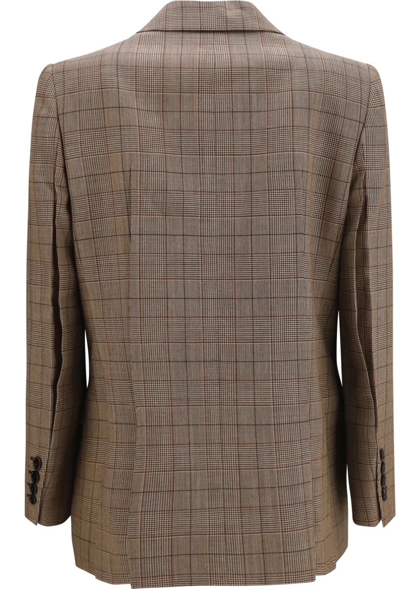 Sacou Checked double-breasted Blazer - Img 2