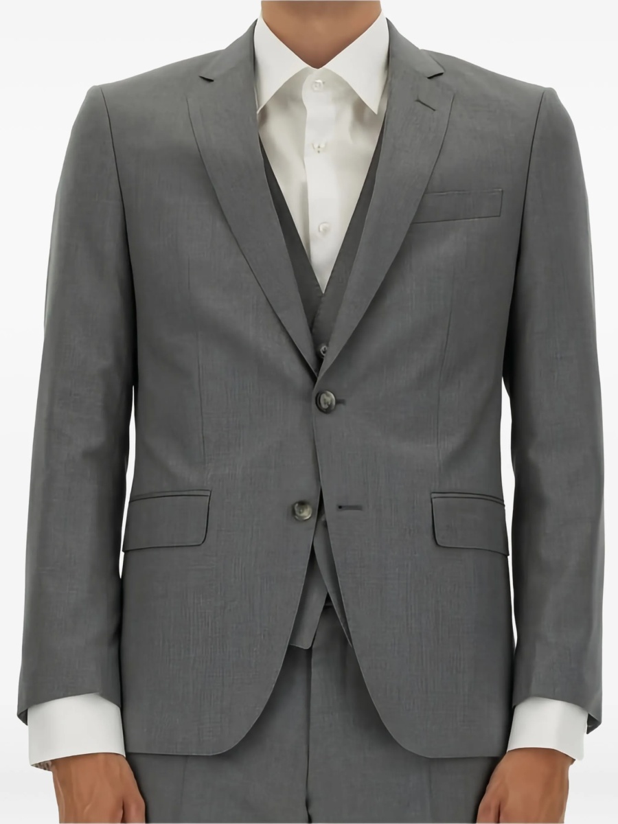 Sacou elegant Hugo Boss gri - Img 3