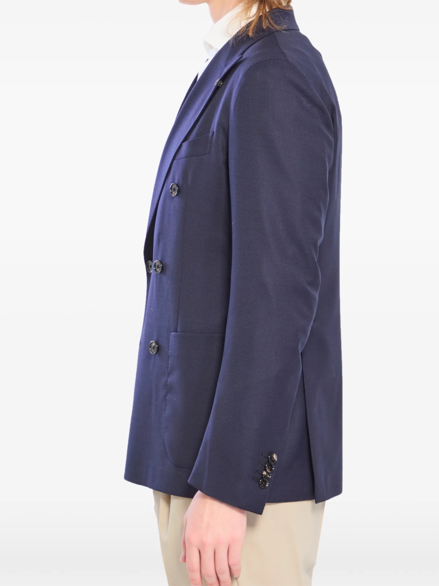 Sacou elegant Tagliatore albastru - Img 3