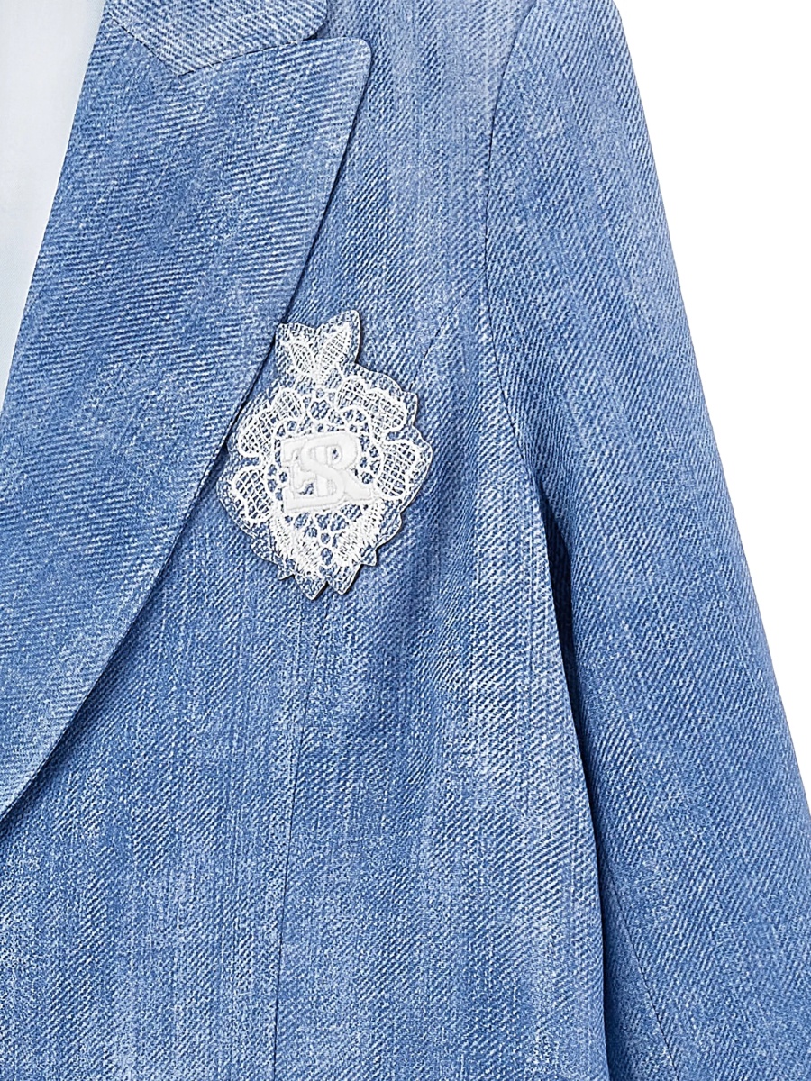 Sacou Ermanno Scervino Kids albastru - Img 3