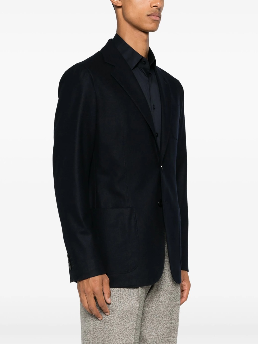 Sacou Giorgio Armani albastru din casmir - Img 3