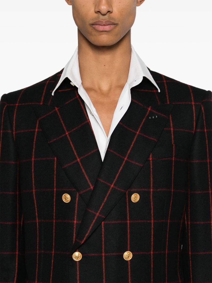 Sacou Gucci negru din lana si polyester - Img 5