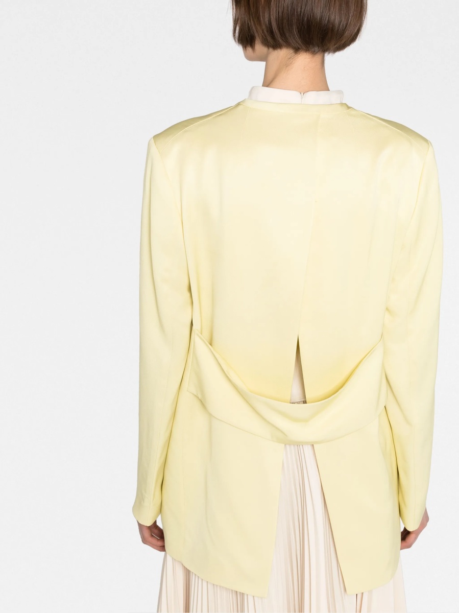 Sacou Jil Sander verde din vascoza - Img 5