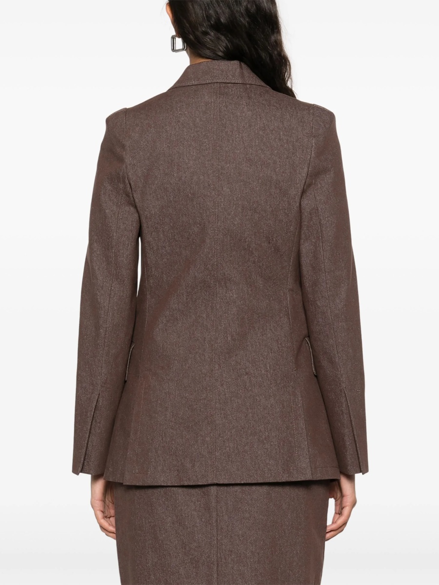 Sacou Max Mara maro din bumbac - Img 4