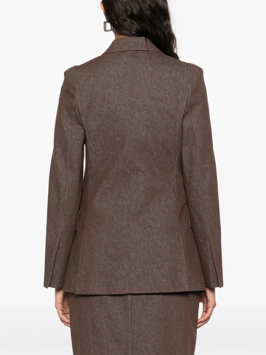 Sacou Max Mara maro din bumbac - Img 4