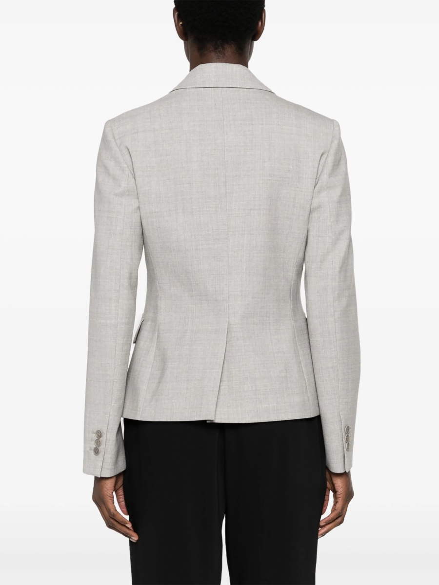 Sacou P.A.R.O.S.H. gri din spandex/elastan si lana - Img 4