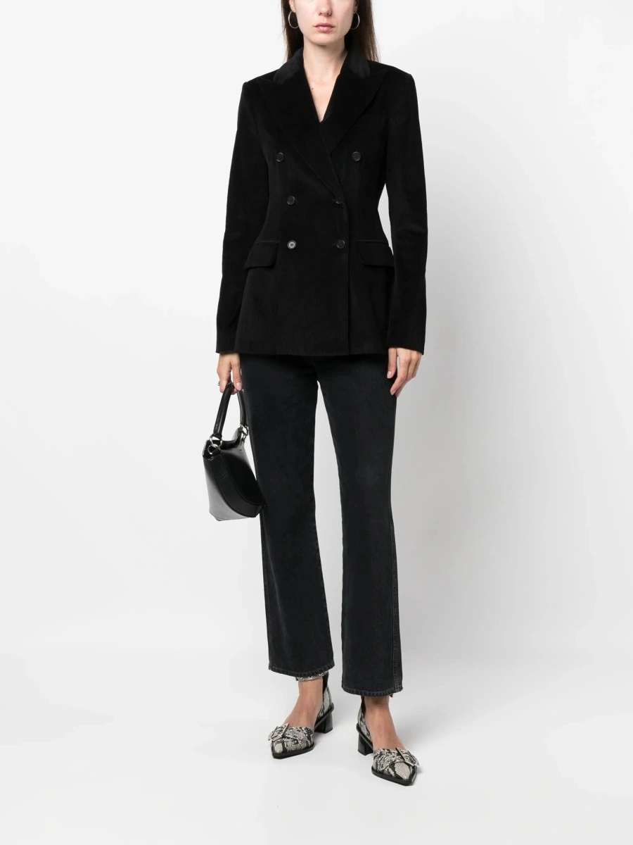 Sacou P.A.R.O.S.H. negru din spandex/elastan si bumbac - Img 2