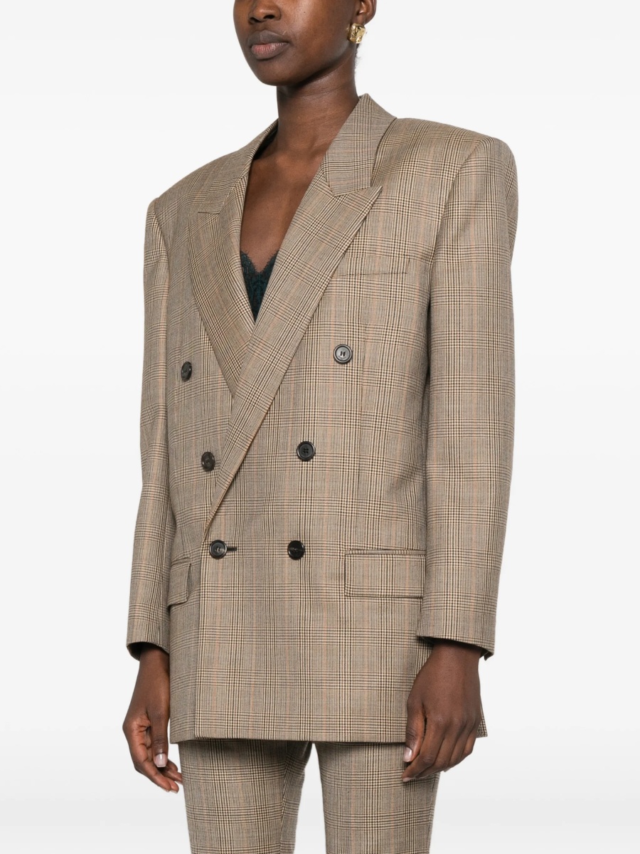 Sacou Saint Laurent maro din lana - Img 3