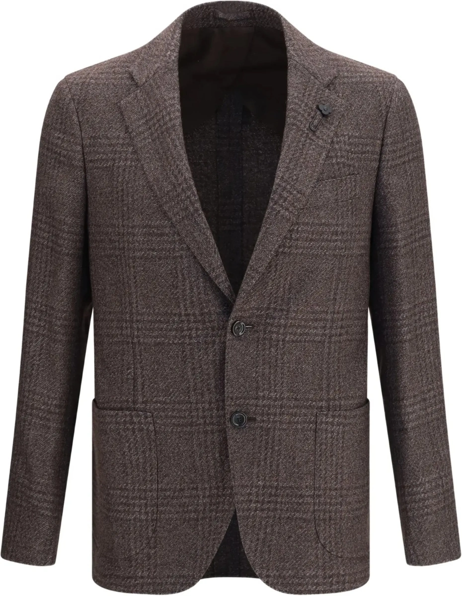 Sacou Single-breasted wool-blend Blazer - Img 7