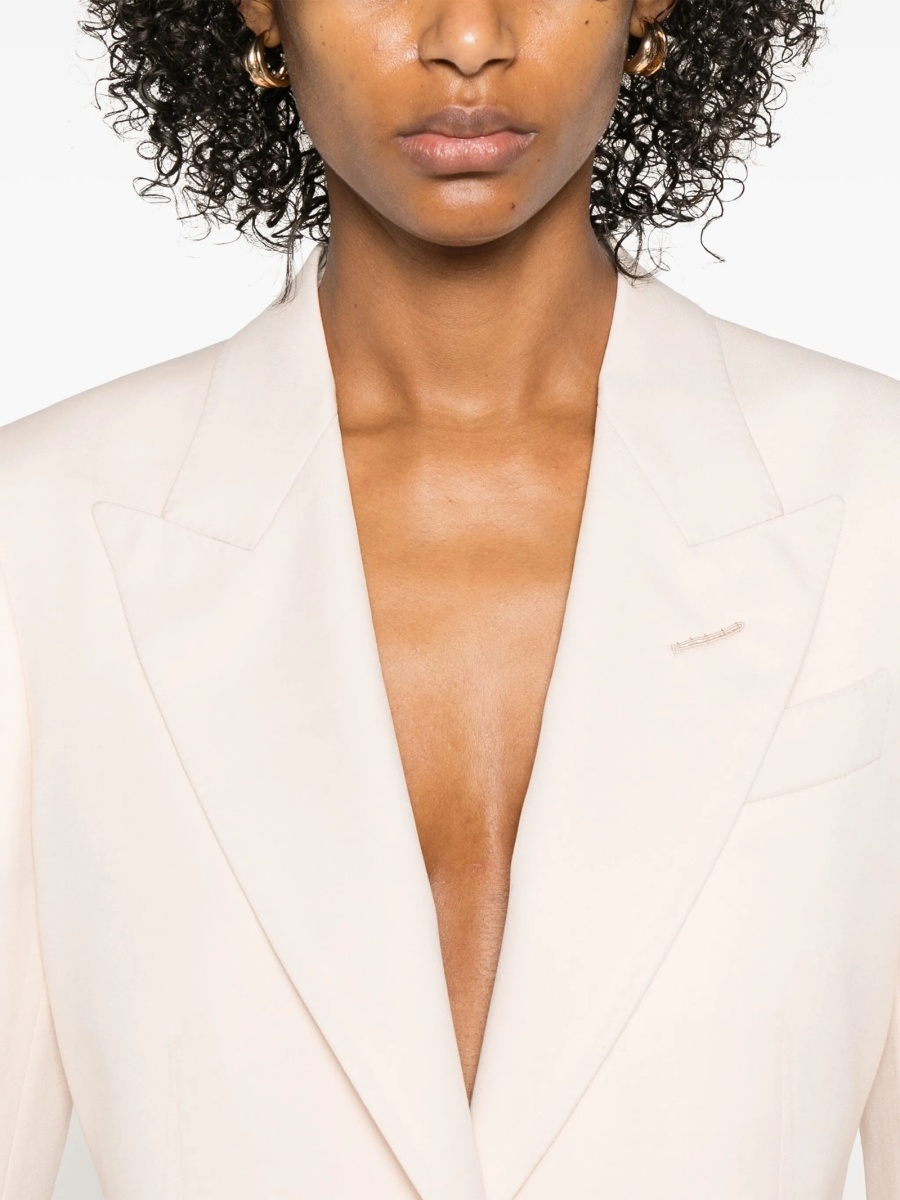 Sacou Tom Ford neutru din lana - Img 5