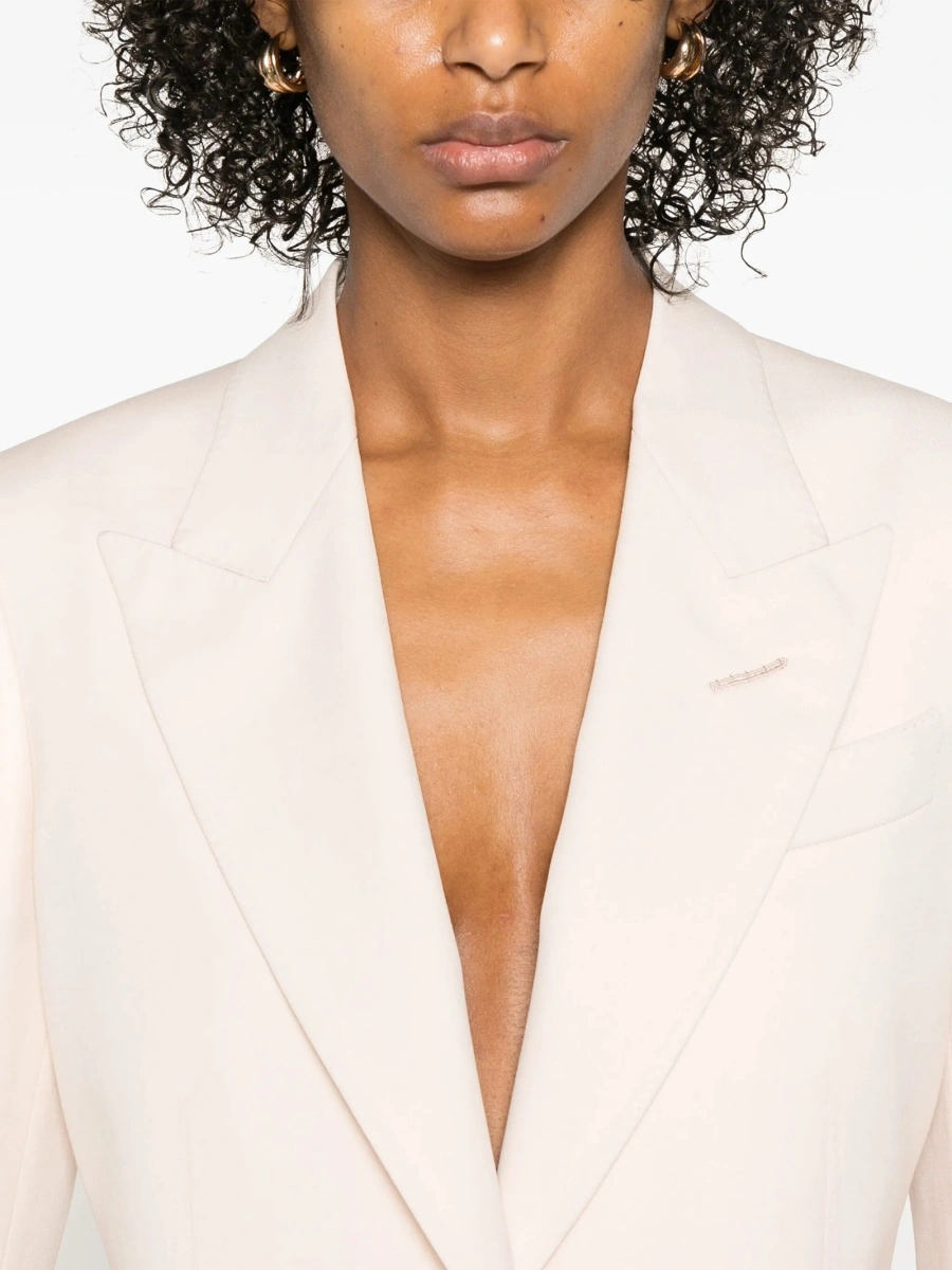 Sacou Tom Ford neutru din lana - Img 5