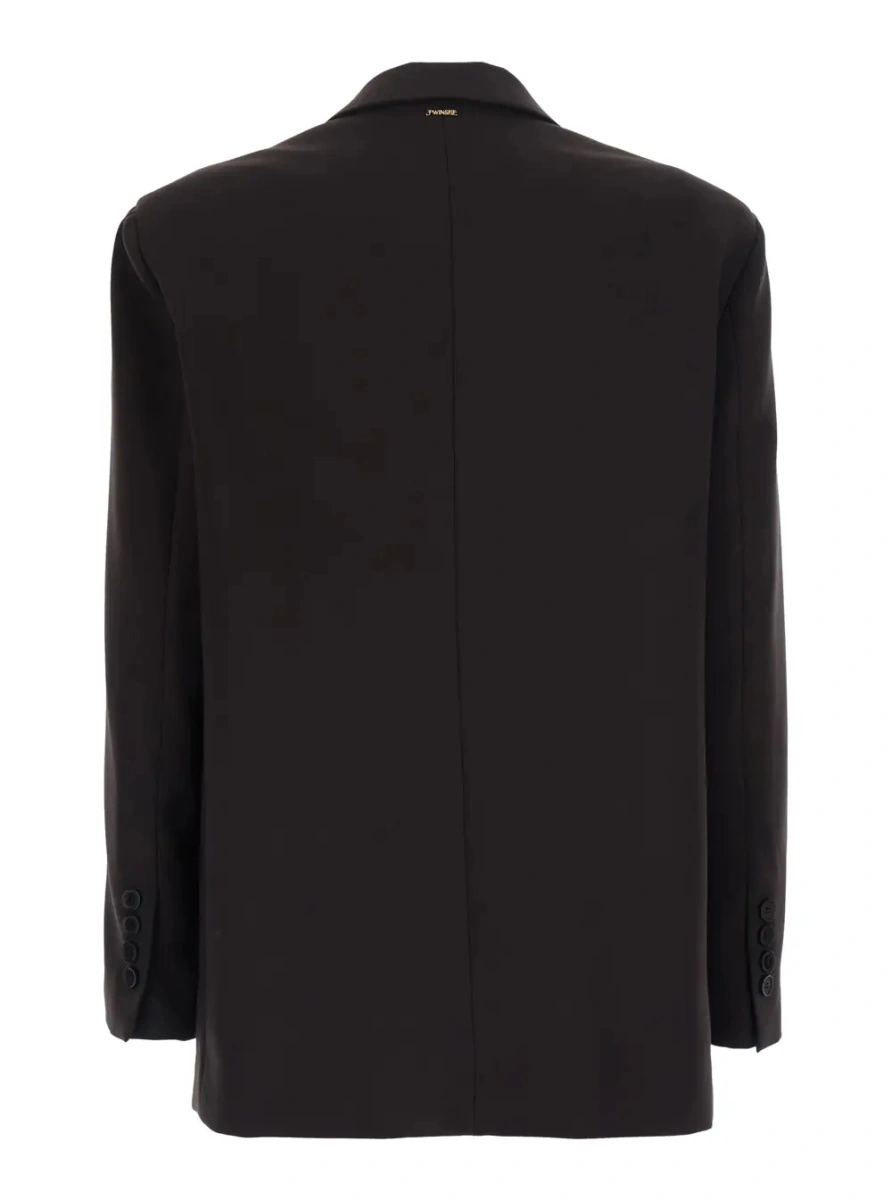 Sacou TWINSET maro din vascoza - Img 2