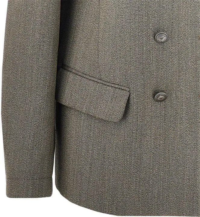 Sacou Virgin wool double-breasted jacket - Img 2
