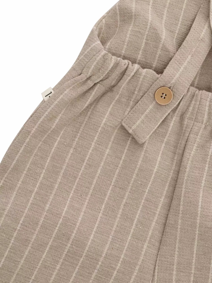 Salopete Beige pinstriped suit - Img 2