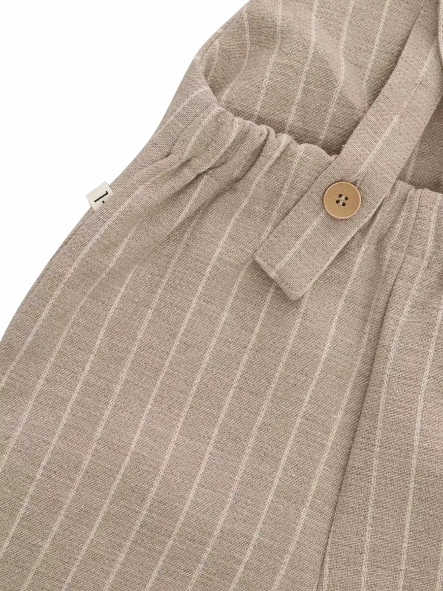 Salopete Beige pinstriped suit - Img 2
