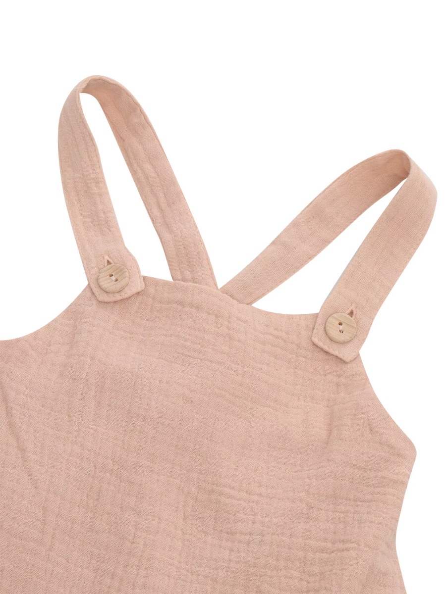 Salopete Short pink romper - Img 2