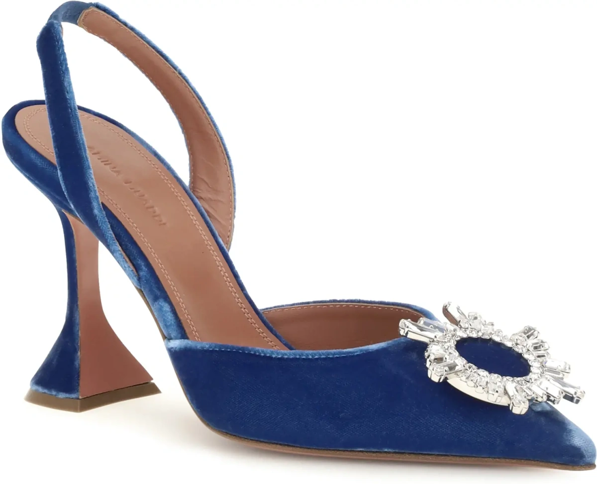 Sandale Begum velvet Slingback Sandals - Img 2