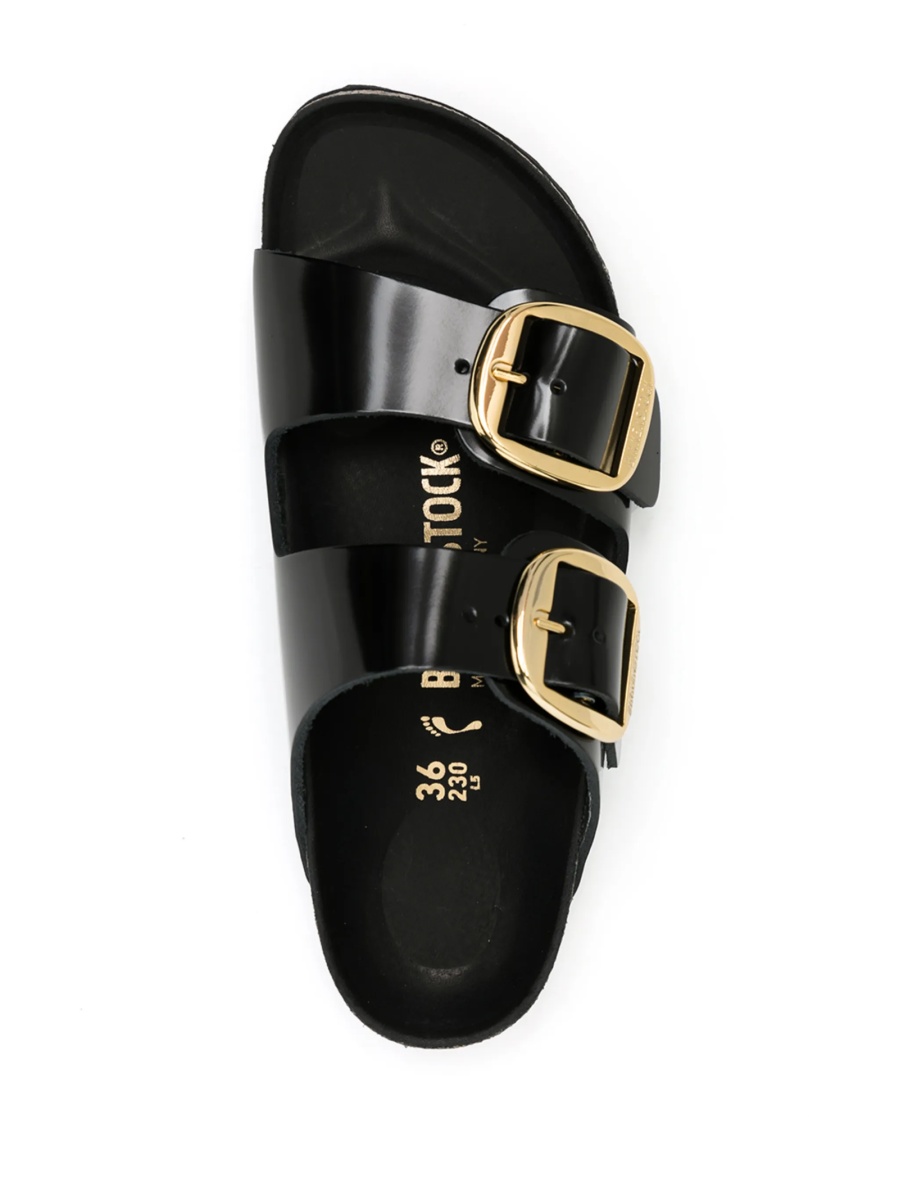 Sandale Birkenstock arizona negre din piele - Img 4