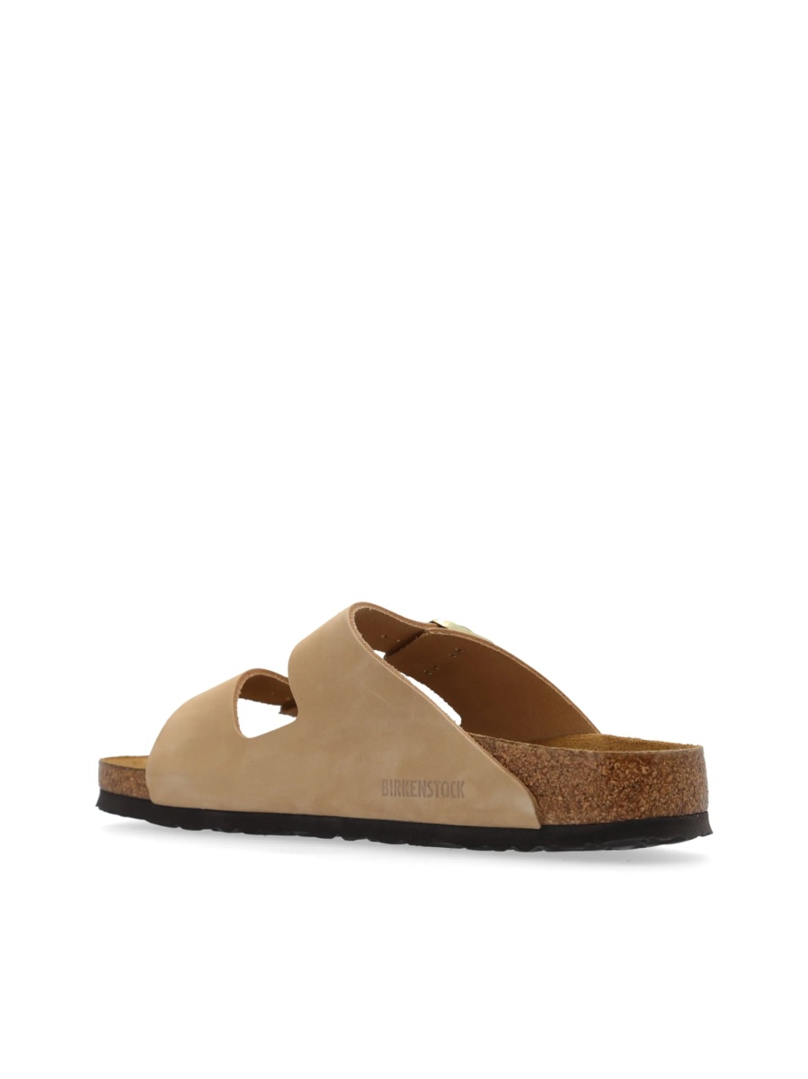 Sandale Birkenstock arizona neutre din piele - Img 5