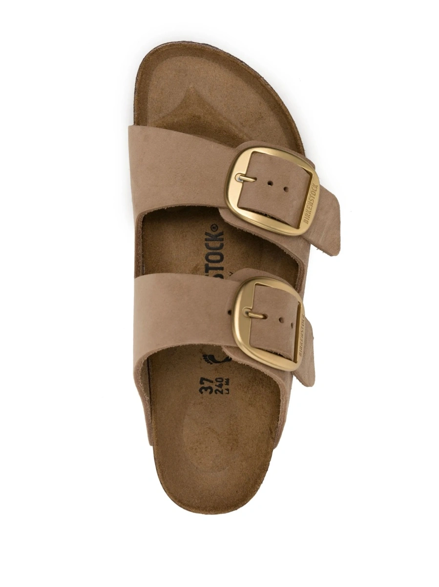 Sandale Birkenstock maro din piele - Img 4