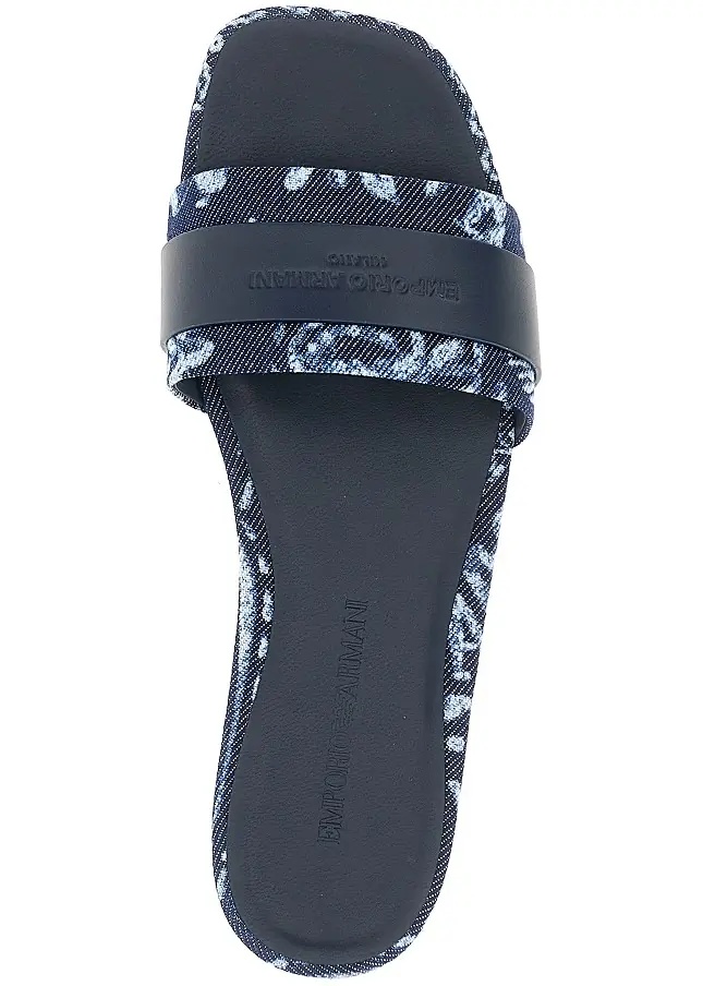 Sandale Canvas slides with jacquard Bandana motif - Img 4