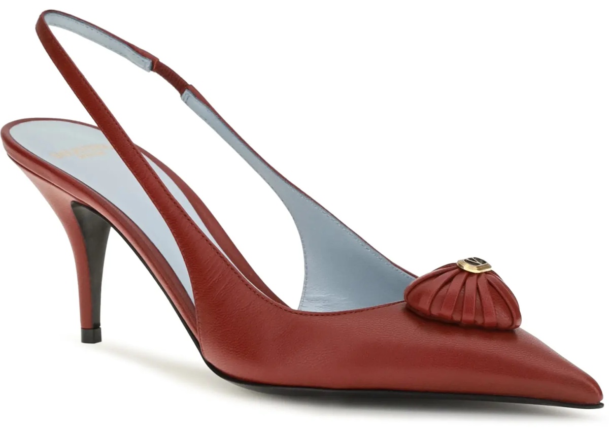Sandale Coeur Royal Slingback leather Pumps - Img 2