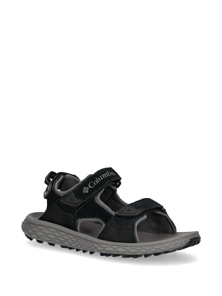 Sandale Columbia negre din piele intoarsa si material textil - Img 2