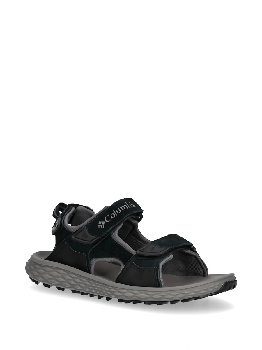 Sandale Columbia negre din piele intoarsa si material textil - Img 2
