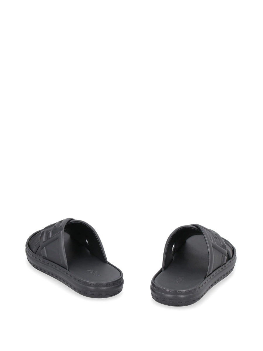 Sandale Fendi negre din piele - Img 3