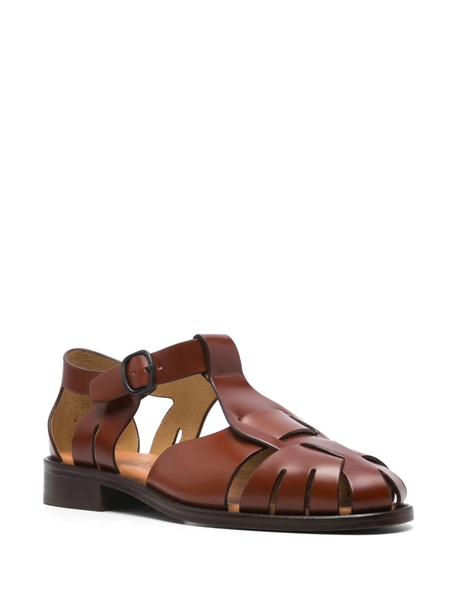 Sandale HEREU maro din piele - Img 2