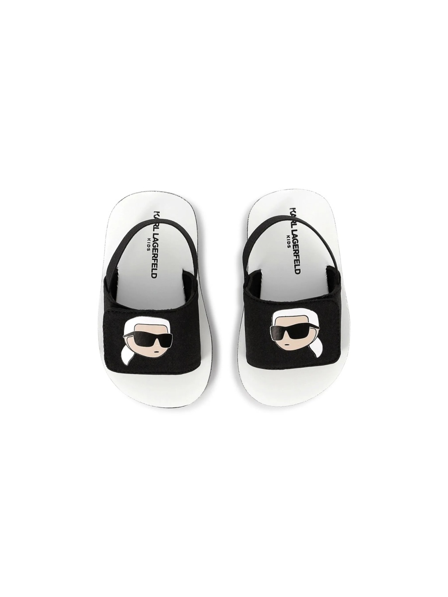 Sandale Karl Lagerfeld negre din polyester - Img 5