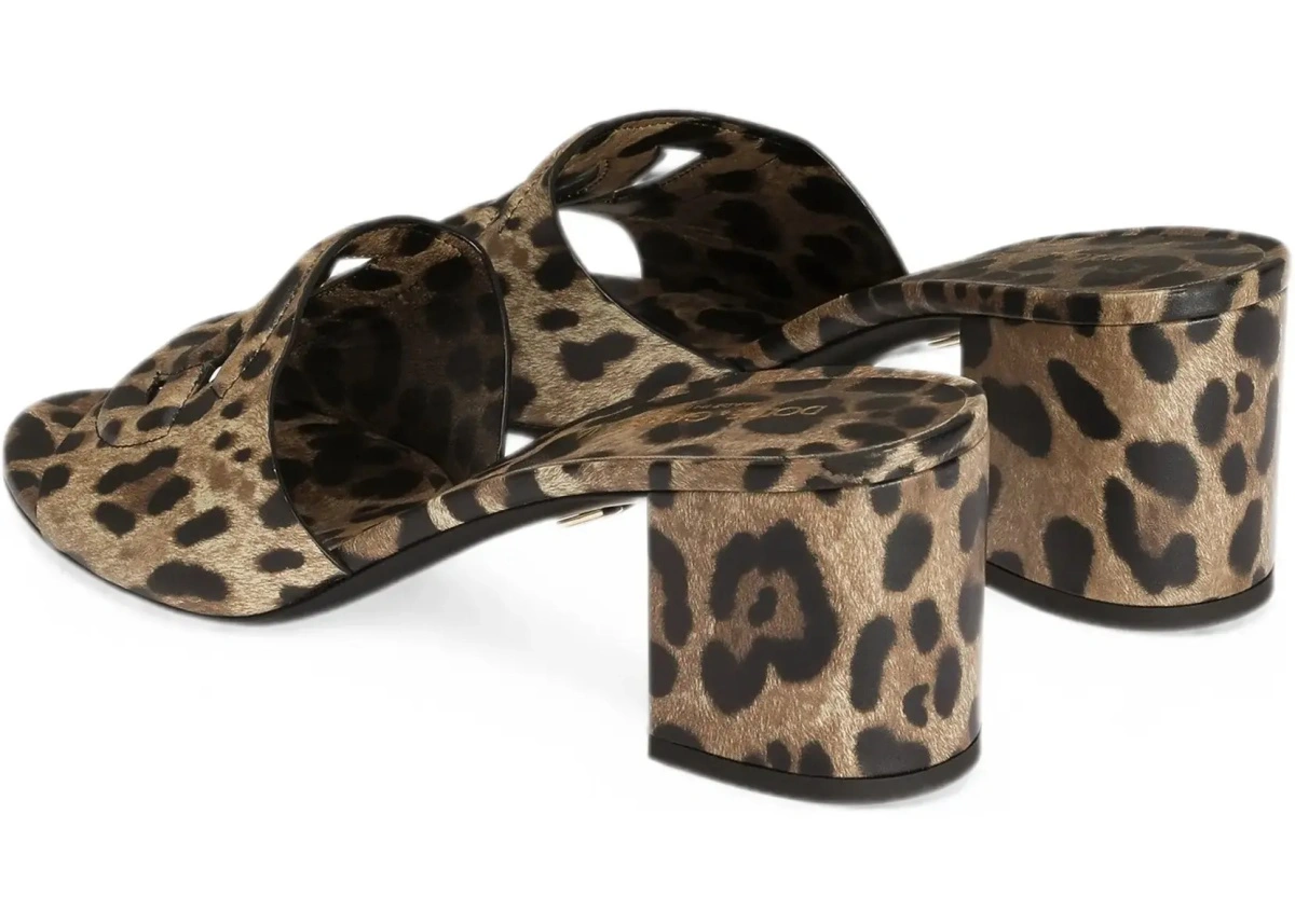 Sandale Leopard print leather Mules - Img 6