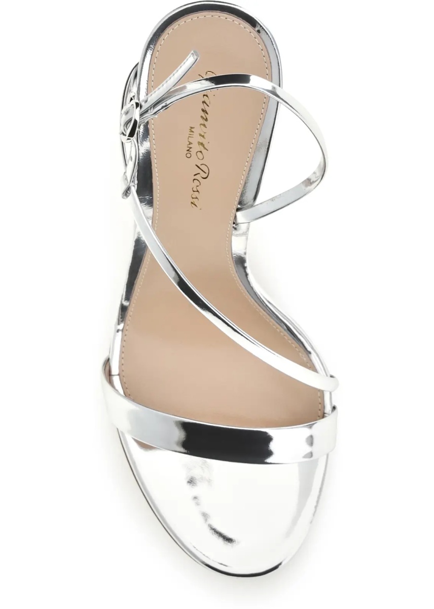 Sandale Manhattan metallic-effect leather Sandals - Img 4