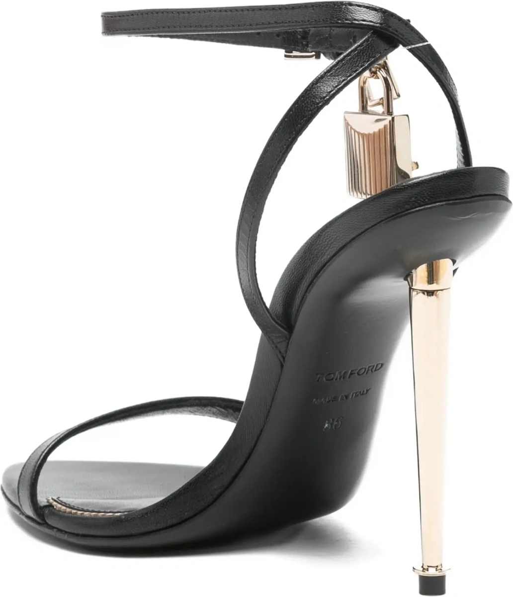 Sandale Padlock Pointy Naked heeled Sandals - Img 3