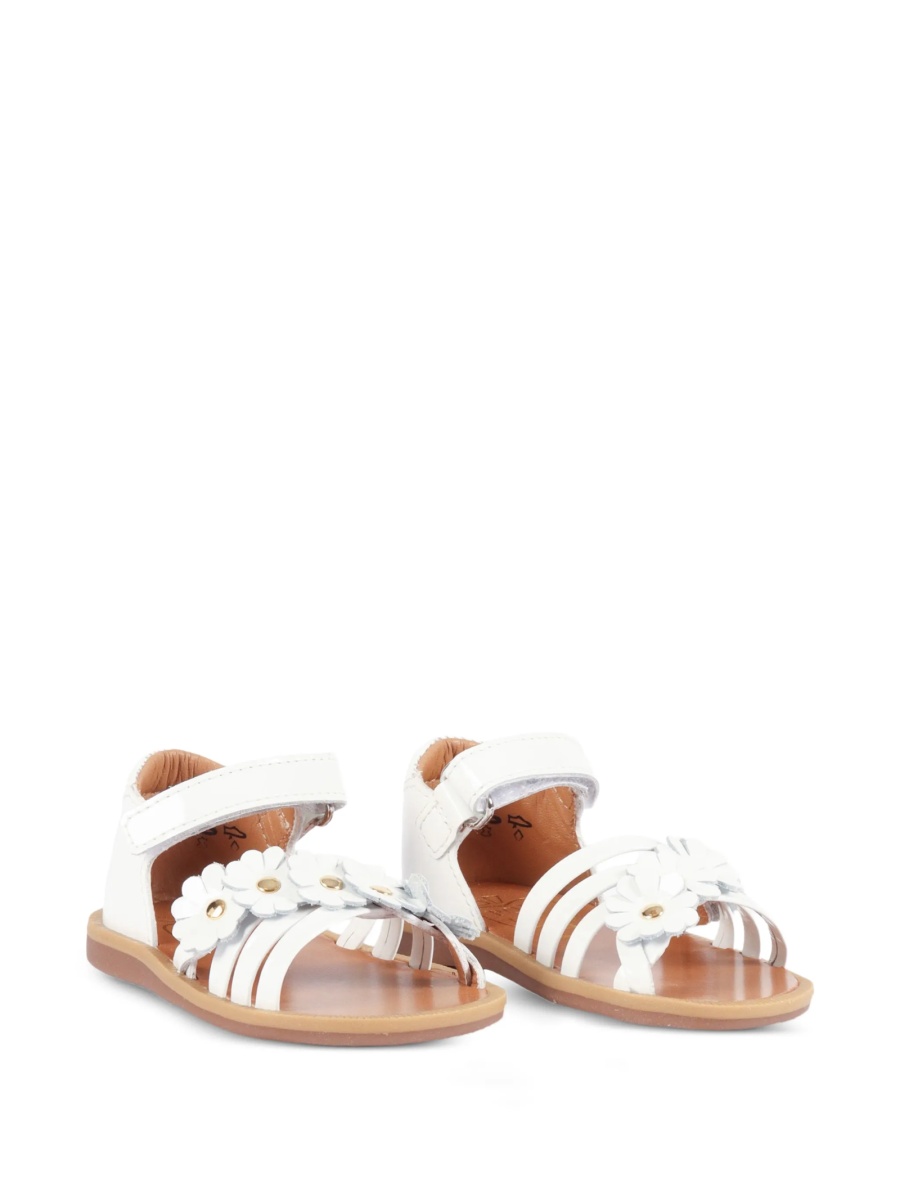 Sandale POM D'API albe din piele - Img 2