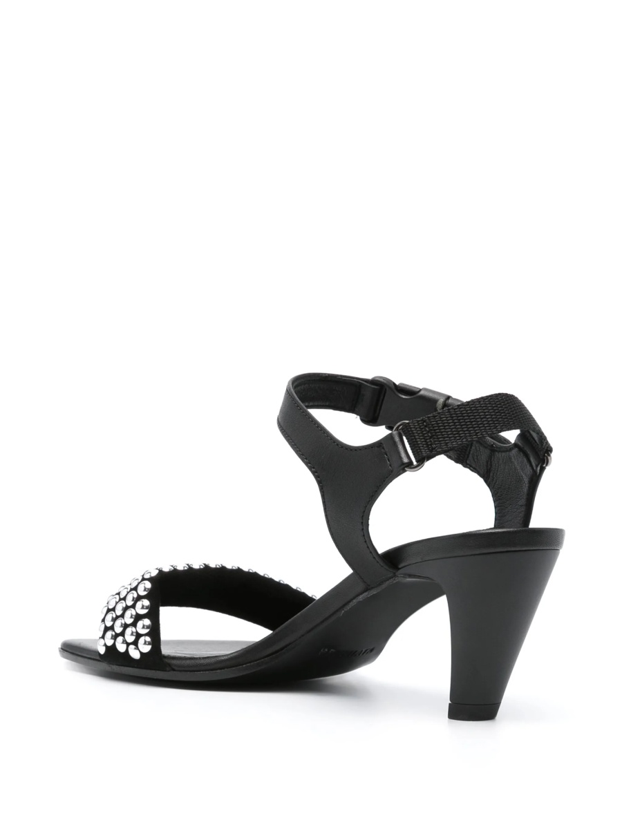 Sandale Premiata negre din piele - Img 3