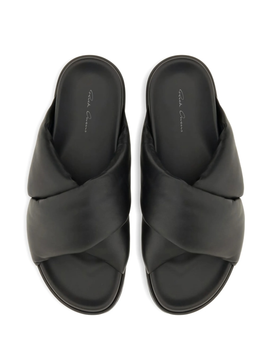 Sandale Rick Owens negre din piele - Img 3