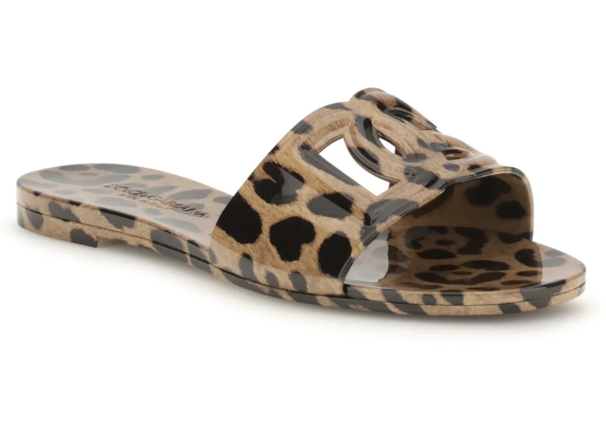Sandale Rubber Sandals with leopard print - Img 2